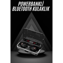 Die Grup Bluetooth Kulaklık Dijital Şarj Göstergeli Powerbankli Bass Özellikli Kablosuz Kulakiçi 5.1 Mikrofonlu