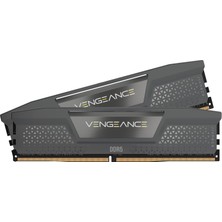 Corsair Corsaır Vengeance Ddr5 32GB (2 x 16GB) 6000MHZ CL38-44-44-96 1.35V Intel Xmp 3.0 Amd Expo Bilgisayar Masaüstü Belleği - Gri