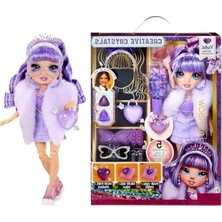 Calperia Mgae, Rainbow High Violet - Kristal Serisi Bebeği, Rainbow High
