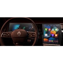 Mobilite Renault Megane E-Tech Esprit Alpine Uyumlu 2025-2026 Model 12 inç Multimedya ve Gösterge Panel 9H Nano Ekran Koruyucu 2li Set