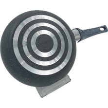 Sanal Box Elmas's Kitchen 22 cm Gri Granit Tava ile Mutfakta Pratiklik ve Şıklık Bir Arada!