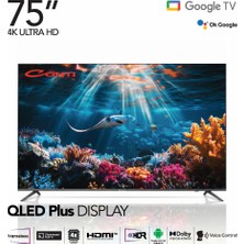 Conti CT75OG300U 75 4K QLED Plus UHD Frameless Google Tv