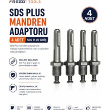 Freed Tools 4 Adet Sds Plus Mandren Adaptörü Matkap Mandren Çevirici Aparat Seti