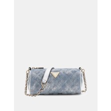 Guess Giully Iı Küçük Barre Kadın Mavi Çapraz Çanta HWDG9673720-MTD