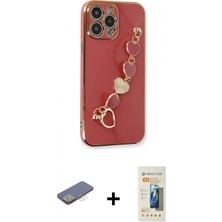 İlk El Grup Pilelistore™ iPhone 13 Pro Max Kılıf Nova Işık Prime - Siyah 6d Mat Seramik Hayalet Nano Ekran Koruyucu + Renkli Kamera Lens Koruma Cam - Sı