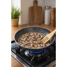 Sanal Box Elmas's Kitchen 18 cm Gri Granit Tava ile Mutfakta Pratiklik ve Şıklık Bir Arada!