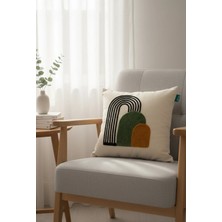 Rolivs Verdek Dekoratif Kırlent Kılıfı 47X47 cm Fermuarlı Yıkanabilir (2611)