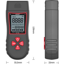 Noyafa NF-565 Dijital Diferansiyel Manometre Hvac Hava Basıncı Ölçer 11 Birim