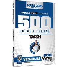Yediiklim Yayınları 2026 Kpss Ags Son Viraj Serisi Tarih Tamamı Yazılı Çözümlü 500 Soruda Genel Tekrar Kampı