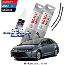 Akscar Bosch Aeroeco Toyota Corolla Silecek (2019-2025)+ Carpex Cam Buğu Giderici Hediye