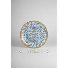 12'li Valencia Düz Tabak 17CM Dijital Tiara-A Rinart
