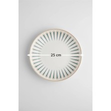 6'lı Valencia Servis Tabak 25CM Dijital Sierra Rinart
