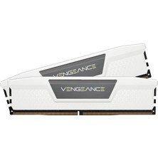 Corsair Corsaır Vengeance Ddr5 Ram 32GB (2X16GB) 6400MHZ CL36-48-48-104 1.35V Amd Expo Intel Xmp 3.0 Masaüstü Bellek – Beyaz (CMK32GX5M2B6400Z36W)