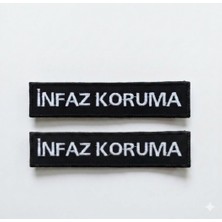 Seyhan Infaz Koruma Pantolon Yazısı 2 Adet  - Arkası Cırtlı
