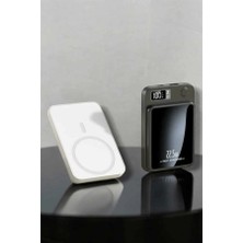 Nemere Ios Uyumlu 22.5W Hızlı Şarj Magsafe Powerbank Dijital Göstergeli 10.000 Mah