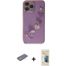 İlk El Grup Pilelistore™ iPhone 13 Pro Max Kılıf Nova Işık Prime - Siyah 6d Mat Seramik Hayalet Nano Ekran Koruyucu + Renkli Kamera Lens Koruma Cam - Sı