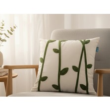 Rolivs Botanika Dekoratif Kırlent Kılıfı 47X47 cm Fermuarlı Yıkanabilir (NK1002)
