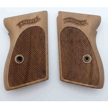 Yücel Av Bayii Walther Ppk Hand Corved Woof Grips Ahşap Tabanca Kabzesi