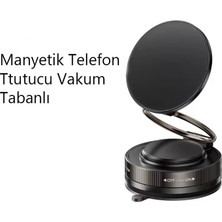 Yesnice 360 Dönen Magsafe Destekli Telefon Tutucu Vakumlu Katlanabilir Tüm Cihazlarla Uyumlu