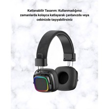 Nevamel Renkli Işık Efektli Bluetooth 5.3 Müzik Kulaklığı