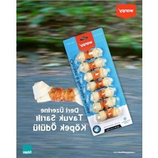 Calperia Tavuk Sargılı Çiğneme Kemiği, 7'li Paket, 90 gr Lezzetli Ödül