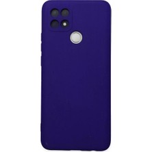 MarkEntegra Newface Oppo A15 Kılıf Nano Içi Kadife Silikon - Mor