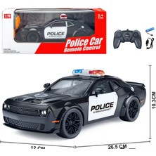 Berattoys 26CM Kumandalı Polis Arabası Sesli Işıklı Polis Arabası Şarjlı Uzaktan Kumandalı Araba