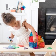 Aesco 32 Parçalı Set Clear Colours, Farklı, Manyetik 3D Yapı Taşları, Net Renklerde, Oyun Oynayarak Öğrenmeyi Teşvik Eder