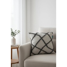 Rolivs Sofen Dekoratif Kırlent Kılıfı 47X47 cm Fermuarlı Yıkanabilir (NK1720)