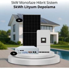 5kw Monofaze Hibrit Sistem 1