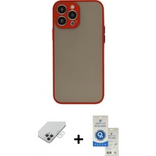 İlk El Grup Pilelistore™ iPhone 14 Pro Max Kılıf Ahenk Çizgi Serisi - Şeffaf Royal Nano Ekran Koruyucu + Band Metal Kamera Lens - Gs