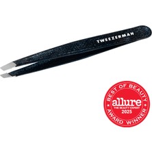 Tweezerman Slant Tweezer Dusted Onyx - Işıltılı Siyah Oniks Cımbız