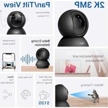 Aesco Tp-Lınk Tapo C211 (2-Pack) 2k 3mp Yatay ve Dikey Ev Güvenliği Wi-Fi Kamerası 2'li