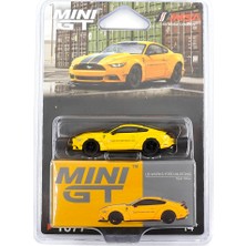 Mini GT LB Works Ford Mustang 1/64 Ölçekli Metal Gövde Model Araba Gerçekçi Detaylarla 1077