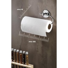 Aesco Sas Haus Yapışkanlı Solo Havlu Kağıdı Asacağı Solo Havluluk Krom S-110