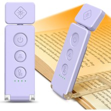 Glocusent 12 LED Şarjlı Kitap Okuma Işığı - 5 Renk & 5 Parlaklık Seviyesi