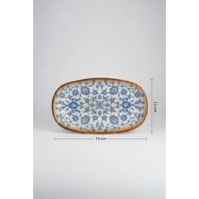 12'li Valencia Oval Kayık Tabak 19CM Dıgıtal Tiara-A Rinart