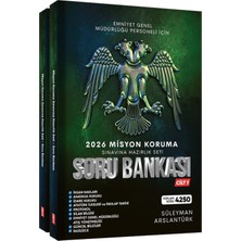 Parlayan Projeler Süleyman Arslantürk 2026 Misyon Koruma Sınavı Hazırlık Soru Bankası Seti 2 Cilt Takım
