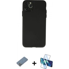 Pileli Store Pilelistore™ iPhone 11 Pro Max Kılıf Atlas Minimal Prime - Siyah 3D Antistatik Seramik Nano Ekran Koruyucu + Shine Kamera Lens Koruma Cam - Gs