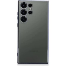 MarkEntegra Newface Samsung Galaxy S23 Ultra Kılıf Razer Lensli Silikon - Açık Mavi