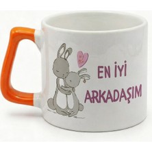 Desene Bak Anneye Özel Tasarım Kupa Bardak - Anneler Günü Konsept Baskılı Hediye Kupa