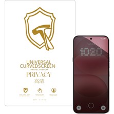 Microcase Nothing Phone 4A Pro ile Uyumlu Privacy Gizlilik Filtreli Hayalet Nano Ekran KORUYUCU-EKM110