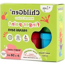 Calperia 6'lı Yıkanabilir Parmak Boya Seti, 50GR Her Bir Tüp
