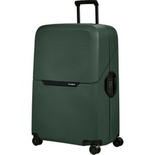 Samsonite Magnum Eco Spinner Valiz, 75CM Yükseklik x 28CM Genişlik, Orman Yeşili, Orman Yeşili, Taşınabilir 75CM, Magnum Eco Spinner Valiz