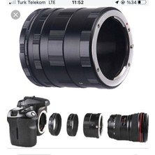 Bf Pro Dslr Için Macro Makro Uzatma Tüpü Extension Tube Af  ( Canon Uyumlu )