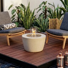 Starfire Patara Terrazzo Bio 1.5 Litre Kapasiteli Beton Şömine