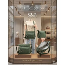 Sports 571 Collections Krinkıl Kumaş Kadın Kırmızı Çapraz Askılı Omuz Çantası