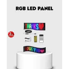Nemere İthalat Rgb LED Panel – USB Güç Girişli, Gıf ve Yazı Gösterimli Akıllı Ekran Nemere Ithalat