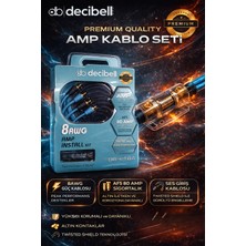 Decibell | Db-8kıta | 8ga Amfi Set Kablo Kiti | 8AWG Premium Seri |