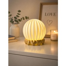 Orlyan Shop 3D Kalp Detaylı Dekoratif Gece Lambası – Ortam Işığı | Romantik Hediye & Masa Lambası